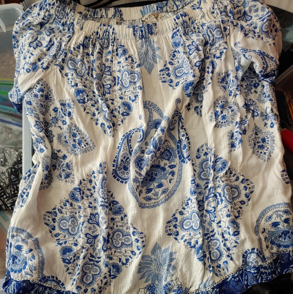 Lucky Brand short sleeve top Size XL
